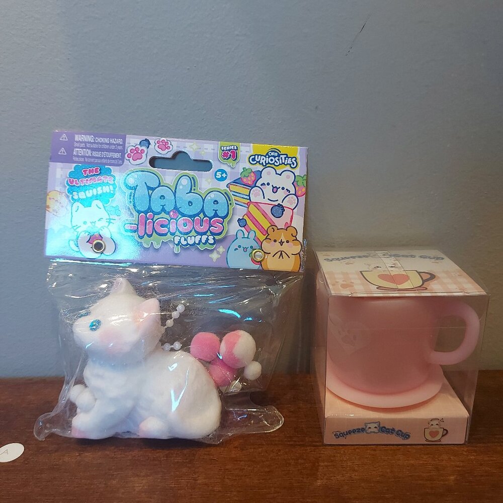 White Kitten Fidgit Bundle - Popup & Taba-licious